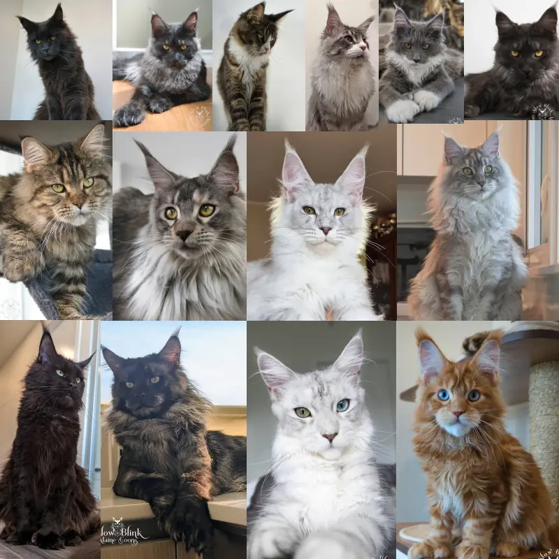 SlowBlinkMaineCoons Maine Coon Kings & Queens Adult Cats Gallery Page Preview
