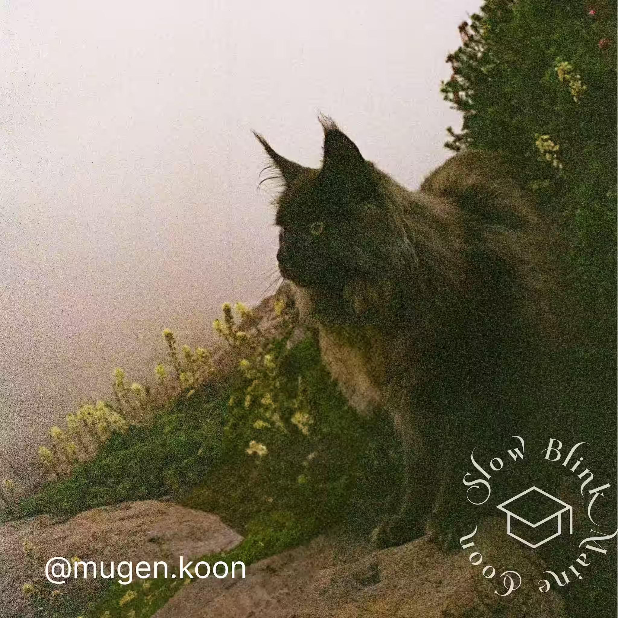 Customer Pictures of their Maine Coon Cats and Kittens who "Graduated" from SlowBlink MaineCoons > mugen.koon | blue smoke maine coon | male | ems code mco as | dec 2024 | idx 82